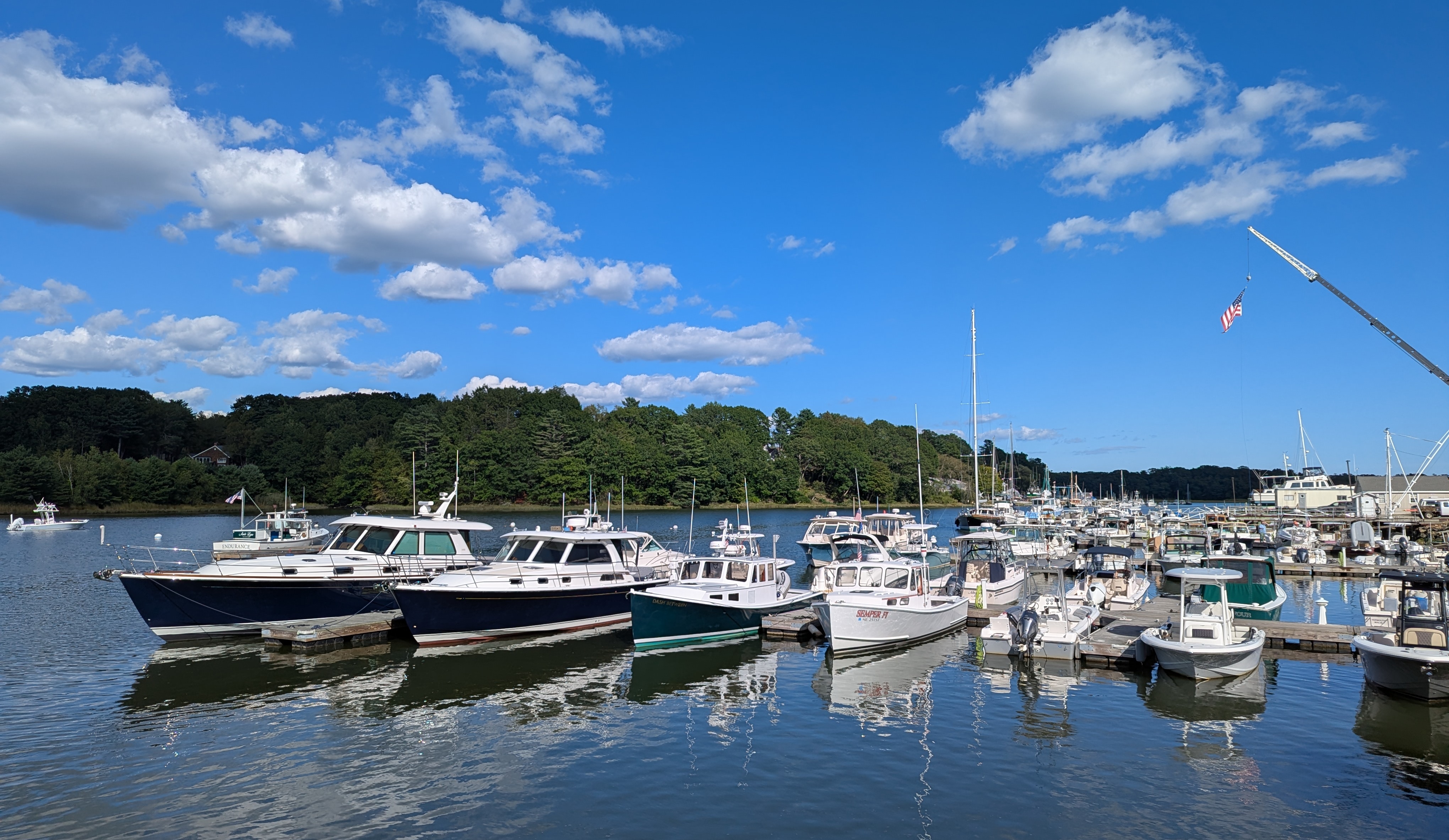 Northeast harbor location